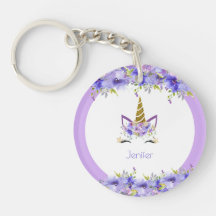 Decorações de Aniversário de Unicórnio Violeta Fre