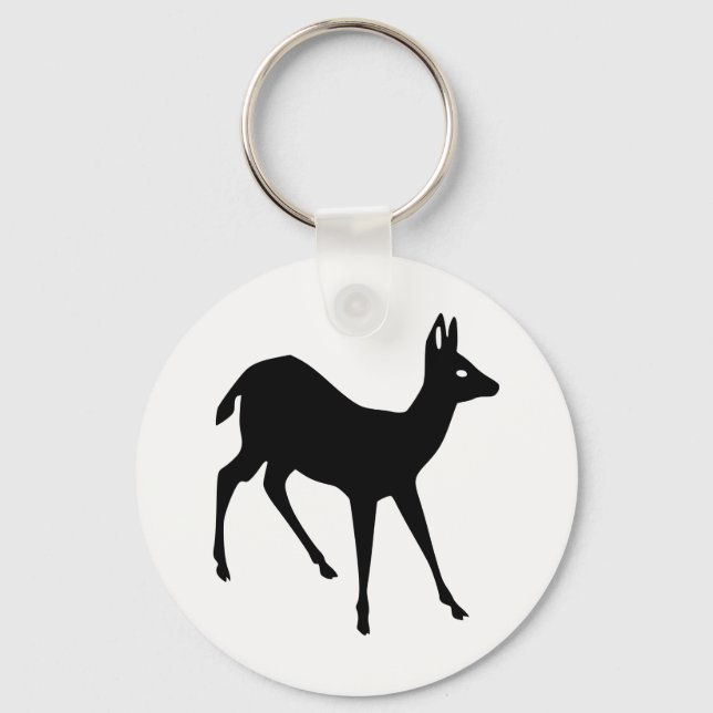 Chaveiro Deer Silhouette (Frente)