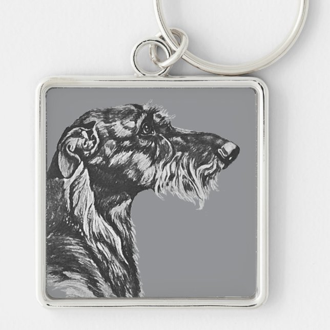 Chaveiro Deerhound Escocês (Frente)