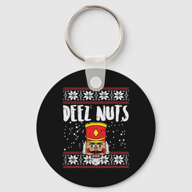 Chaveiro Deez Loucos Nutcracker Divertir-se Com Um Presente (Frente)