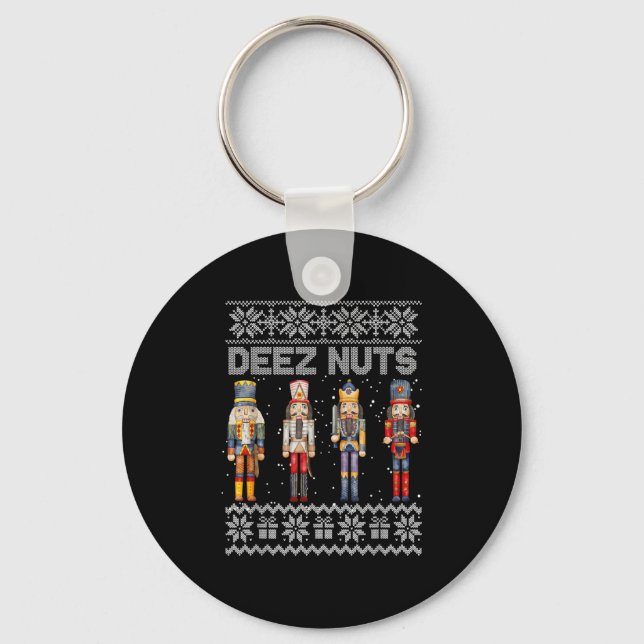 Chaveiro Deez Loucos Nutcracker Feio Docinho De Natal Engra (Frente)