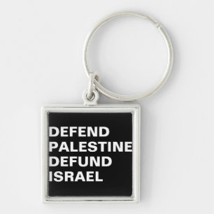 Chaveiro Defender Palestina Destituir Israel - Anti-Israel