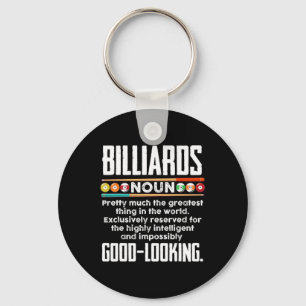 Chaveiro Definição Billiards - Piscina Engraçada Billiard 8
