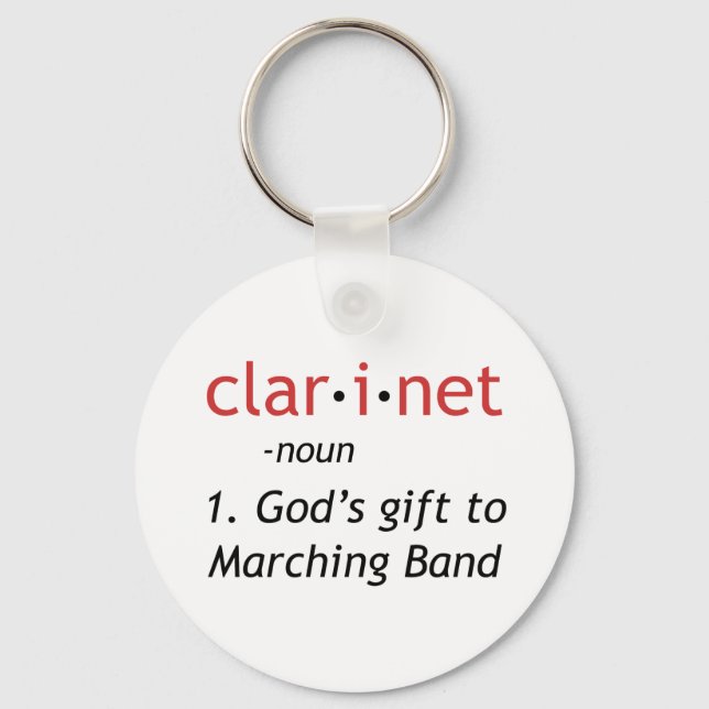 Chaveiro Definição de Clarinet (Frente)