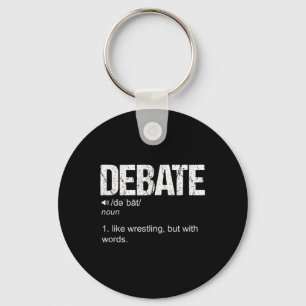 Chaveiro Definição De Debate Como Uma Luta Mas Com Palavras