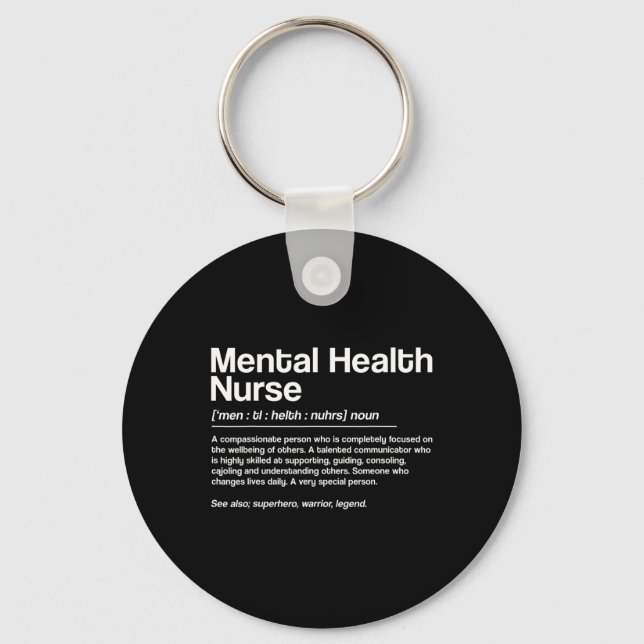 Chaveiro Definição de enfermeiro de saúde mental (Frente)