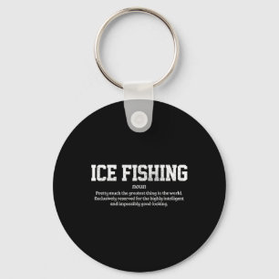 Chaveiro Definição de Pesca no Gelo Presente Engraçado para