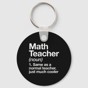 Chaveiro Definição de Professor de Matemática Engraçado Byc