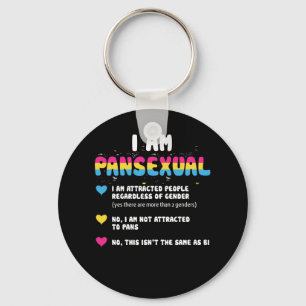 Chaveiro Definição Pansexual - Orgulho gay engraçado LGB
