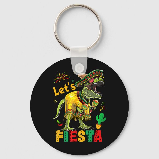 Chaveiro Deixe Fiesta Mexicano Dino Trex Cinco De Mayo Todd (Frente)