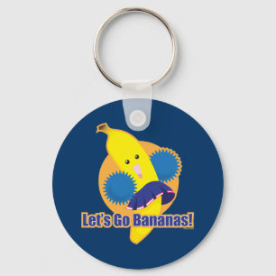 Chaveiro Deixe-nos ir bananas!