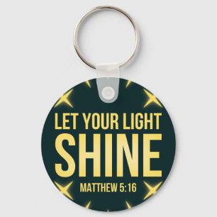 Chaveiro Deixe sua luz brilhar Matthew 5:16