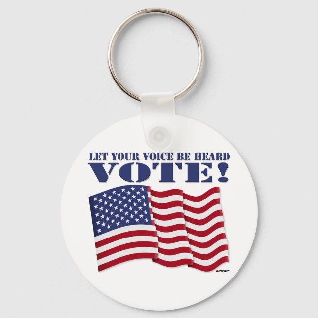 CHAVEIRO DEIXE SUA VOZ SER OUVIDA VOTE! (Frente)