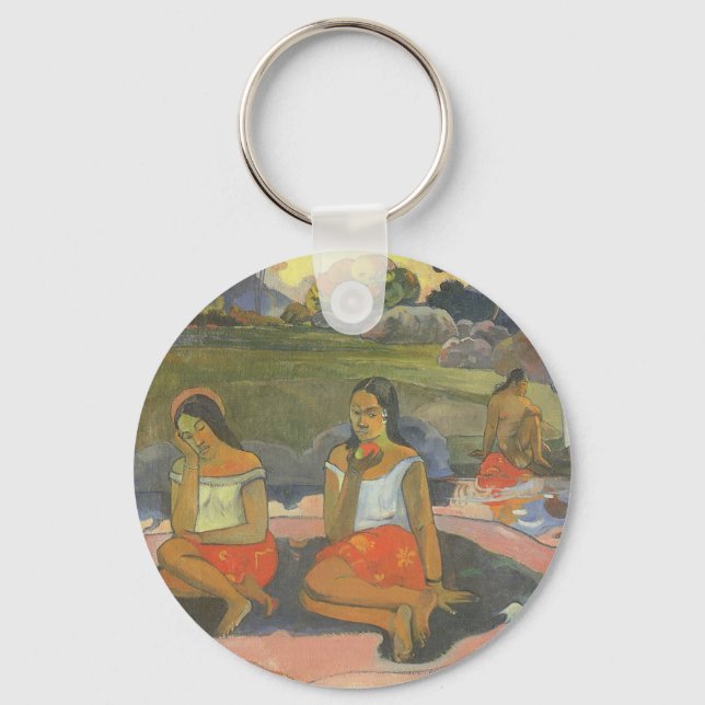 Chaveiro Delicioso sonolência de Paul Gauguin, Vintage Art (Frente)