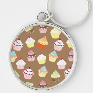 Chaveiro Deliciosos Cupcakes de aniversário decorados