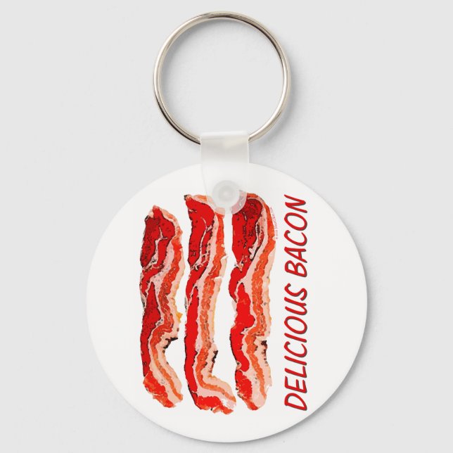 Chaveiro Delicious Bacon (Frente)