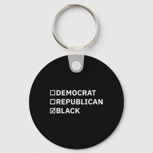 Chaveiro Democrata Negro Republicano Libertos Eleições Pode