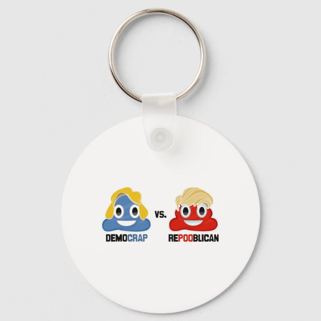Chaveiro Democrata vs. Republicano (Frente)