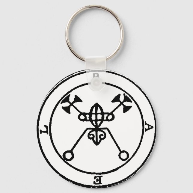 Chaveiro Demon Sigil Pendente para Demon Bael (Frente)