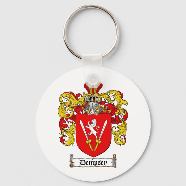 CHAVEIRO DEMPSEY FAMILY CREST - DEMPSEY CASACO DE ARMAS (Frente)