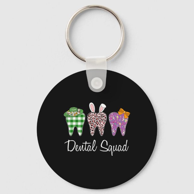 Chaveiro Dental Squad Day, Diversão de Páscoa, Tooth Dental (Frente)