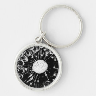 Chaveiro dente-de-leão preto