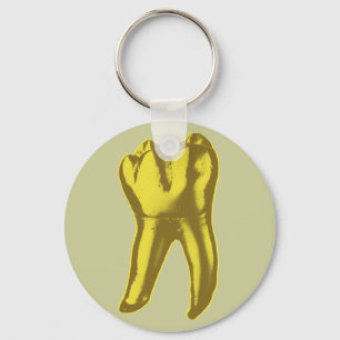Chaveiro Dente Dourado