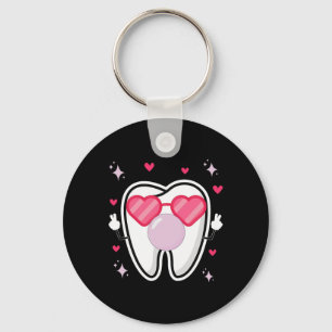 Chaveiro Dentes Fofos Coração Óculos Sol Borrando Chiclete