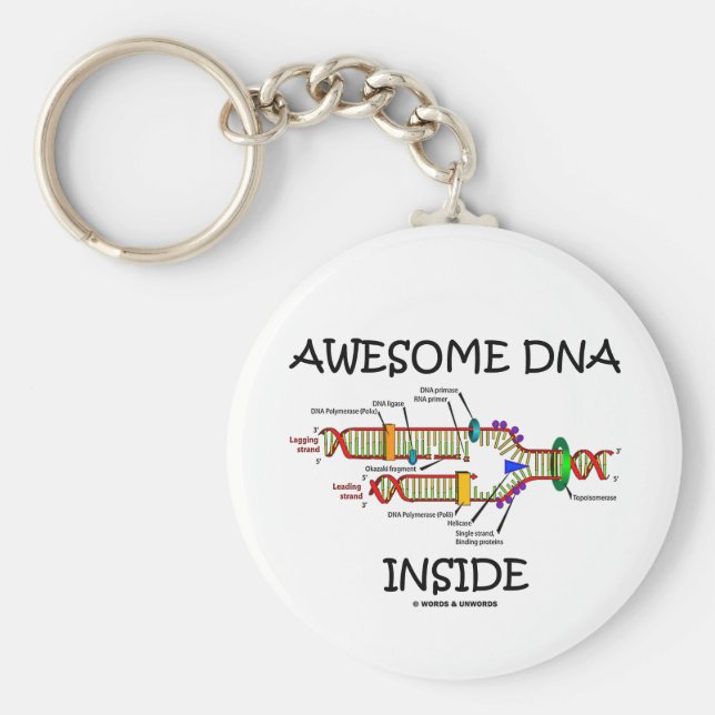 Chaveiro Dentro de DNA incrível (Frente)