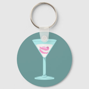 Chaveiro Dentures False Teeth Martini