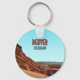 Chaveiro Denver Colorado Red Rocks Vintage