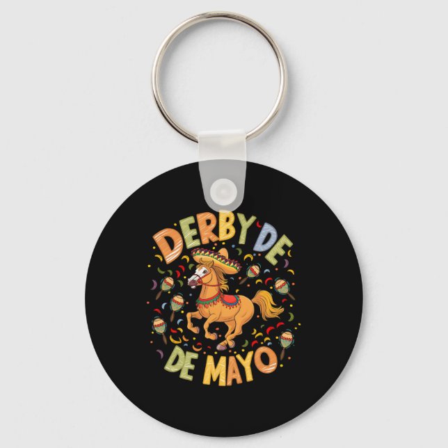 Chaveiro Derby De Mayo Funny Cinco De Mayo Partido Mexicano (Frente)