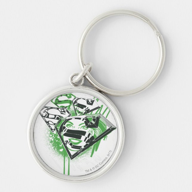 Chaveiro Derramares Verdes Supergirl (Frente)