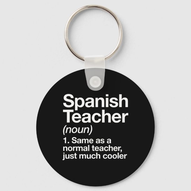 Chaveiro Desafio De Definição De Professores Espanhol De By (Frente)