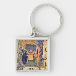 Chaveiro Descrição da inicial "H" da Senhora 571 f.6r