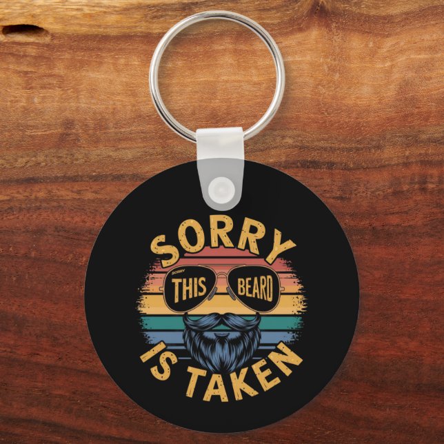 Chaveiro Desculpe, essa barba foi tirada como Design de Vin (Frente)