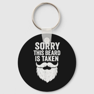 Chaveiro Desculpe Esta Barba Está Ocupada Retro Divertido G