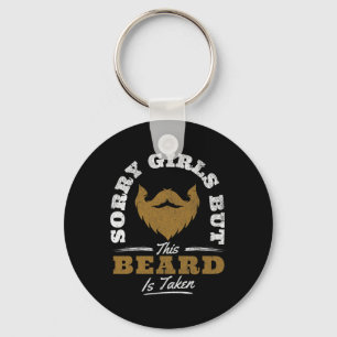 Chaveiro Desculpe Meninas Esta Barba Está Ocupada Funny Dia