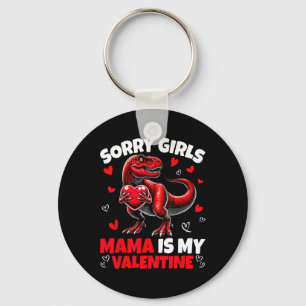 Chaveiro Desculpe Meninas Mamãe É Meu Dinossauro Do Dia Dos