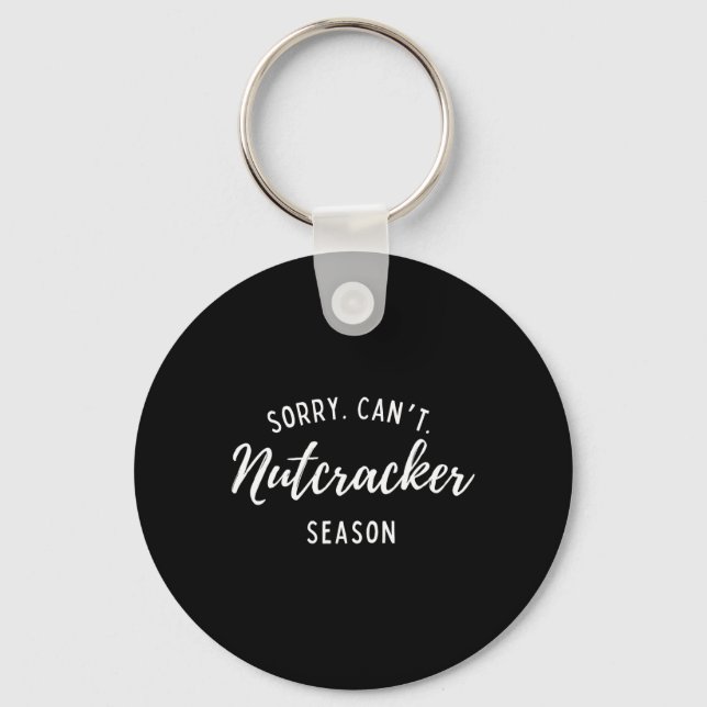 Chaveiro Desculpe, não é possível o Nutcracker Season Natal (Frente)