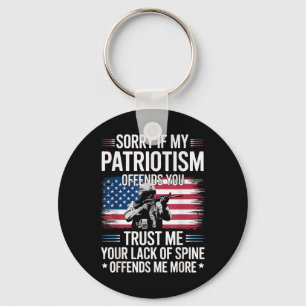 Chaveiro Desculpe Se Meu Patriotismo Ofende Você Bandeira P