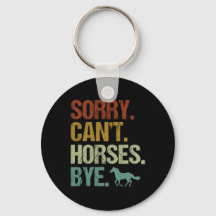 Chaveiro Desculpem Cavalos Cant Tchau Vintage Horseback Wom