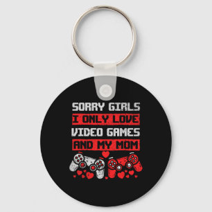Chaveiro Desculpem Garotas Eu Só Amo Video Games E Meu Namo
