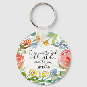 Chaveiro Desenhar perto de Deus   James 4:8