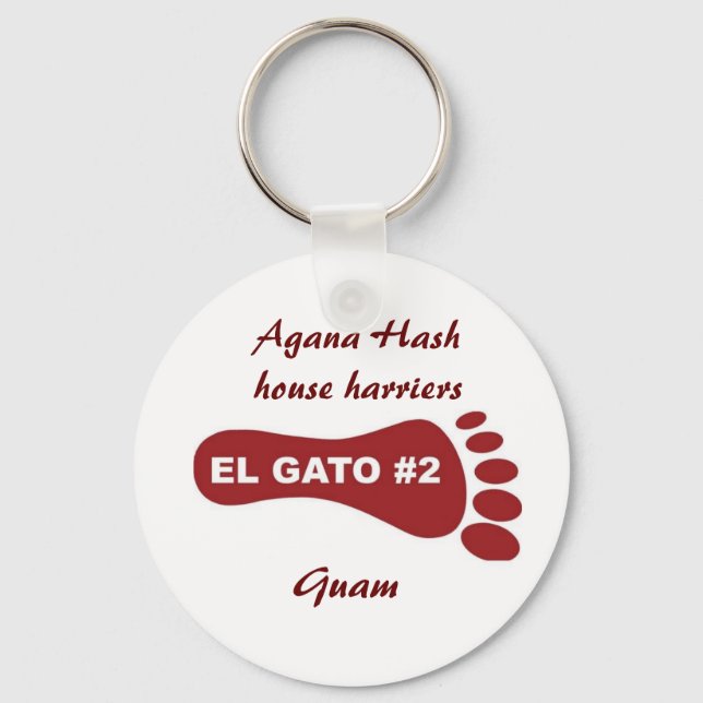 Chaveiro desenhar_pic, Agana Hash House Harriers, Guam (Frente)