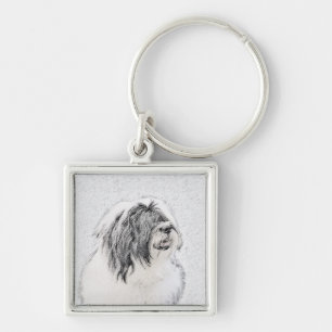 Chaveiro Desenho Collie Com Carapaça - Arte Cachorra Origin