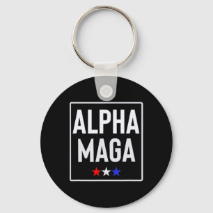 Chaveiro Desenho da Eleição Alpha Mega Trump 2024