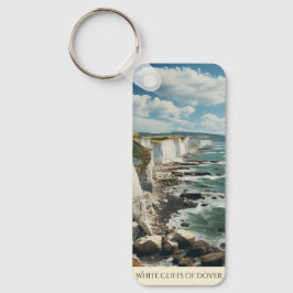 Chaveiro Desenho das algemas brancas | Dover Inglaterra