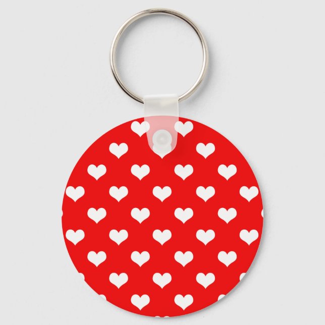 Chaveiro Desenho de Amor Coração Vermelho  (Frente)