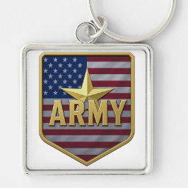 Chaveiro Desenho de Emblema do EXÉRCITO